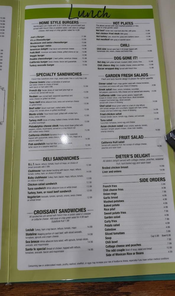 Spring House Family Restaurant Menu image 3